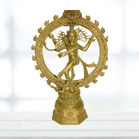 Brass Nataraja God Idol Statue 11.4kg