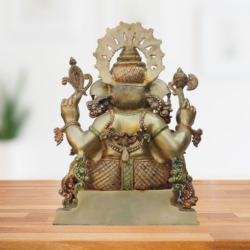 Brass Ganesh Ji Statue 24.76Kg