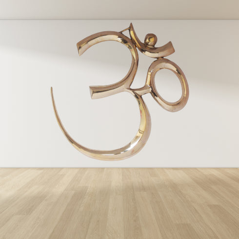 Brass Wall Hanging Om 2.71Kg