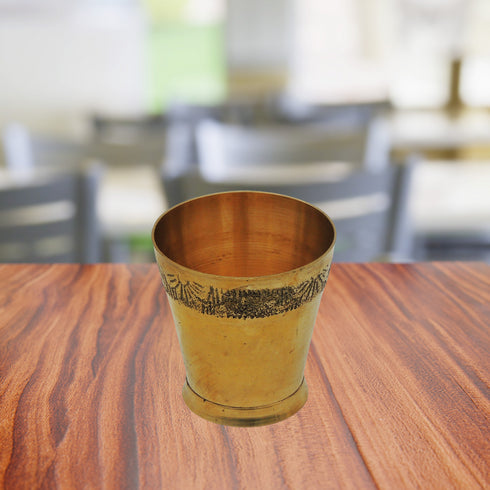 Brass Glass Embose 180g(Pack of 6)