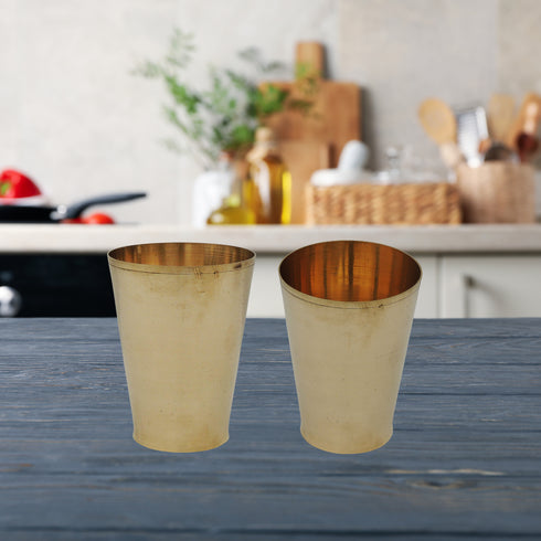 Brass Glass Embose 660g (Pack of6)