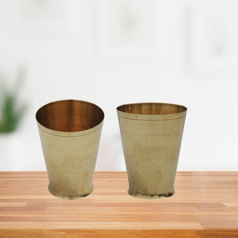 Brass Glass Embose 420g(Pack of 6)