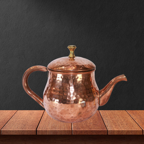 Pure Copper Tea Pot Ketali Kettle 502g(Pack of 1)