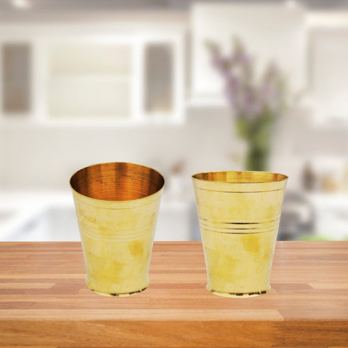 Brass Glass Embose 300g(Pack of 6)