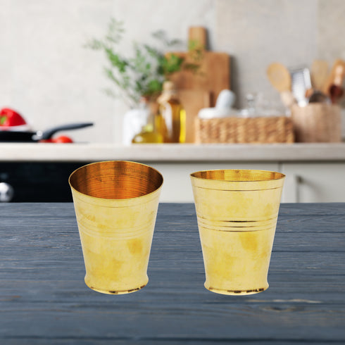 Brass Glass Embose 300g(Pack of 6)