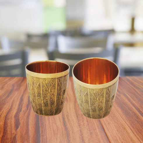 Pure Brass Glass 1200g(Pack of 6)