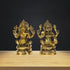 Brass Laxmi Ganesh God Idol Statue 2340g