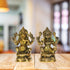 Brass Laxmi Ganesh God Idol Statue 2340g