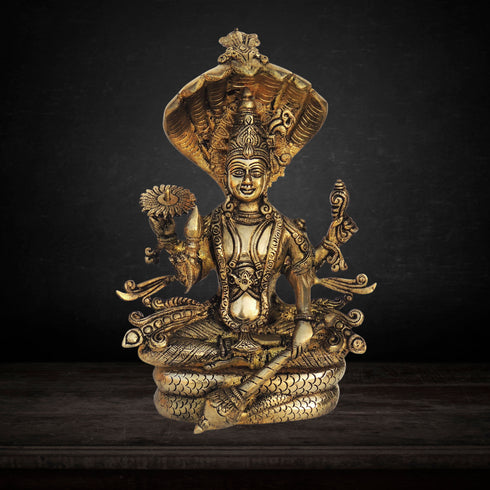Brass Vishnu Statue 4.44kg