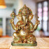 Brass Ganesh Ji God Idol Statue 2.495kg