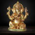 Brass Ganesh Ji God Idol Statue 2.495kg