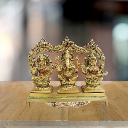 Brass LGS God Idol Statue 3.7kg