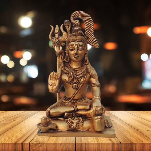 Brass Shiv Ji Idol 2kg