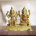 Brass Laxmi Ganesh God Idol Statue 2.16kg