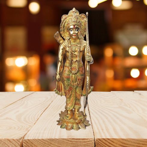 Brass Ram Ji Statue Idol 22.24 Kg