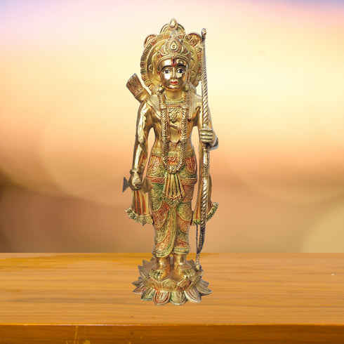 Brass Ram Ji Statue Idol 22.24 Kg