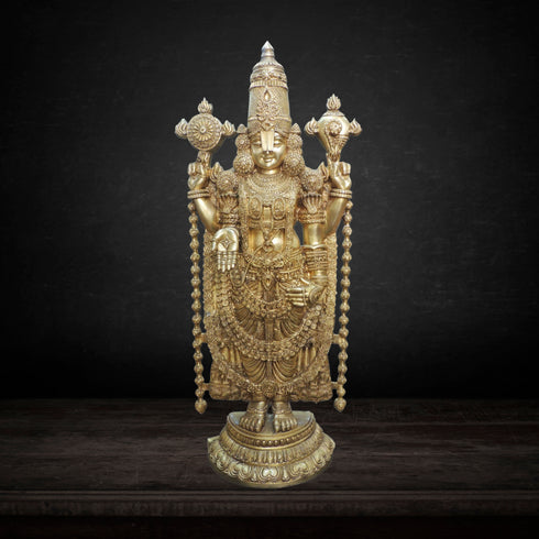 Brass Tirupati Bala Ji God Idol Statue 47Kg