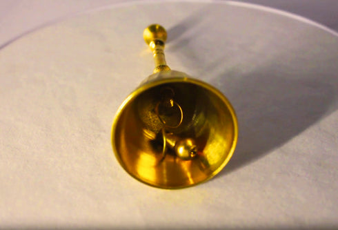 Brass Pooja Bell with Beautiful Handle 58gm