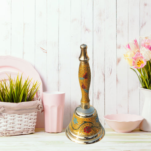 Brass Handle Bell Yellow Colour 0.24Kg