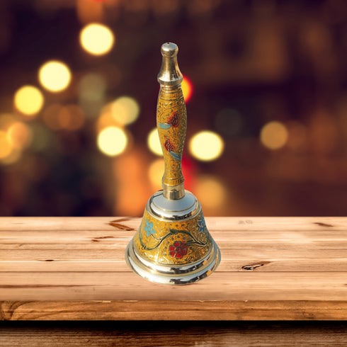 Brass Handle Bell Yellow Colour 0.24Kg