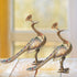 Brass Showpiece Peacock Pair Statue 2.32Kg