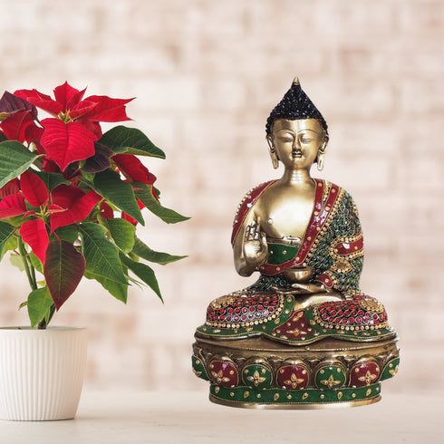 Brass Showpiece Buddha God 5.56Kg