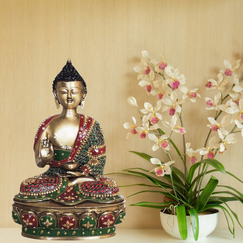 Brass Showpiece Buddha God 5.56Kg