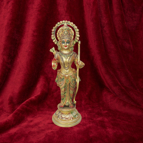 Brass Showpiece Ram Ji Statue Idol 2.56Kg