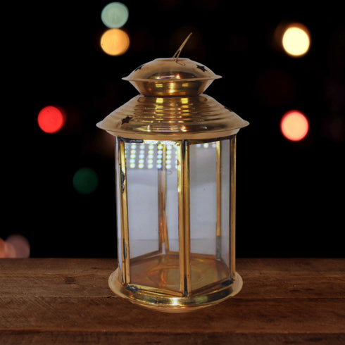 Brass Akhand Jyoti Diya Stand 194g