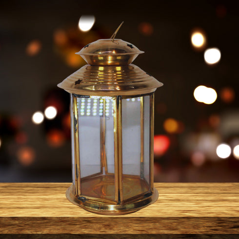 Brass Akhand Jyoti Diya Stand 194g