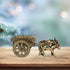 Brass Decorative Bullock Cart 394g