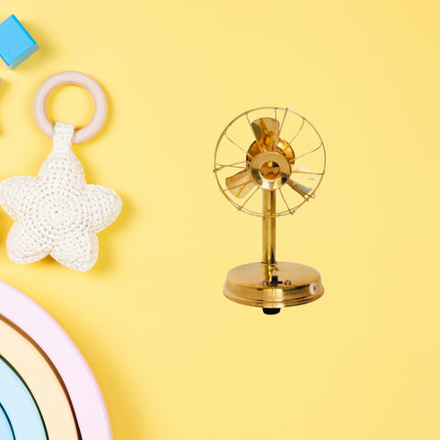 Brass Fan For Laddu Gopal And Children Toy 0.16Kg