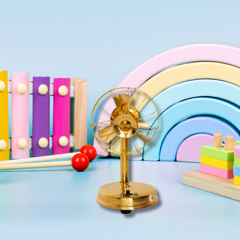 Brass Fan For Laddu Gopal And Children Toy 0.16Kg