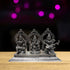 Brass Lakshmi Ganesh Sarasvati With Same Base Statue 5.4kg
