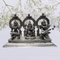 Brass Lakshmi Ganesh Sarasvati With Same Base Statue 5.4kg