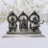 Brass Lakshmi Ganesh Sarasvati With Same Base Statue 5.4kg