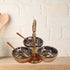 Brass & Steel Pickel Achar holder Bowl with spoon 0.715kg