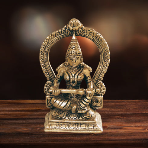 Brass Annapurna Devi Murti Statue 0.8kg