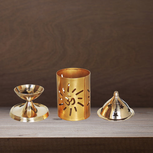 Brass and Iron Om Deepak 0.16Kg