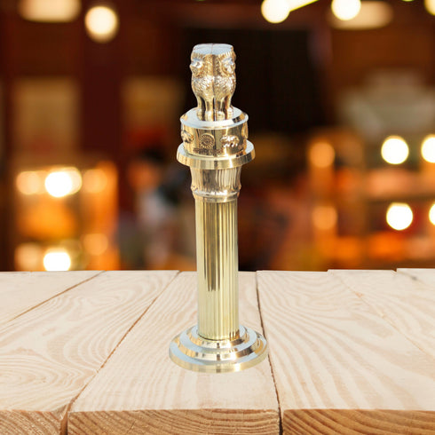 Brass Ashok Lath Statue 1.2kg