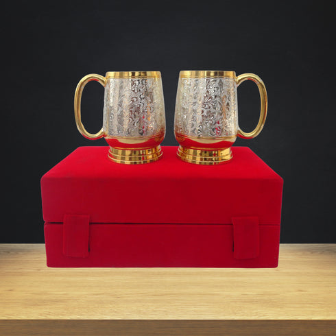 Brass Bear Mug 2 tone 0.37kg