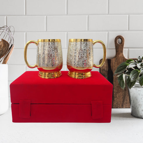 Brass Bear Mug 2 tone 0.37kg