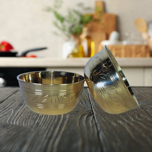 Brass Bowl Katori Set of 2 158g