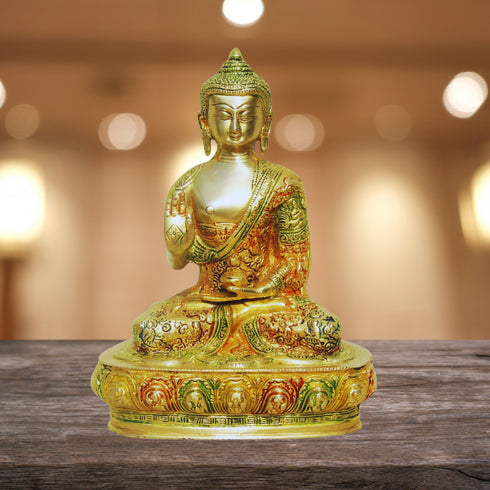 Brass Buddha Big Statue 2.6Kg