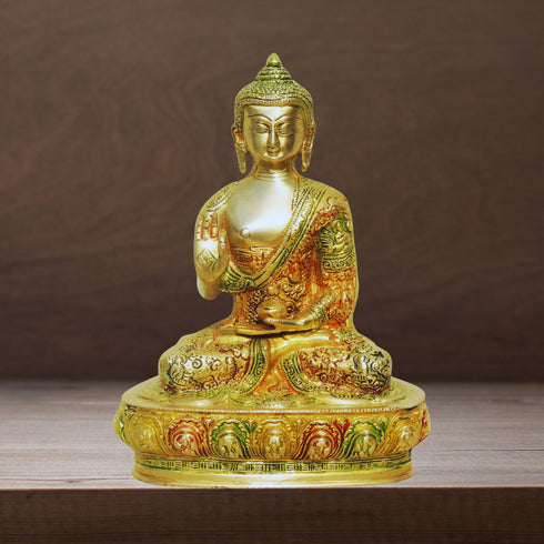 Brass Buddha Big Statue 2.6Kg