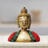 Brass Buddha Face Statue 0.34Kg