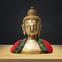 Brass Buddha Face Statue 0.34Kg