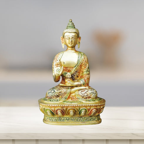 Brass Buddha Statue 1.04Kg