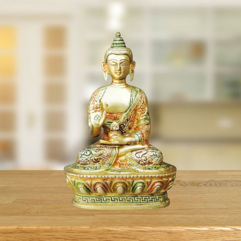 Brass Buddha Statue 1.04Kg