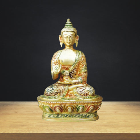 Brass Buddha Statue 1.04Kg